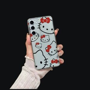 Hello Kitty Phone Case with Red Bows